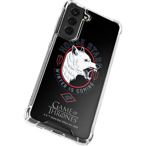 Game of Thrones: House Stark Direwolf Galaxy S21 FE Clear Case
